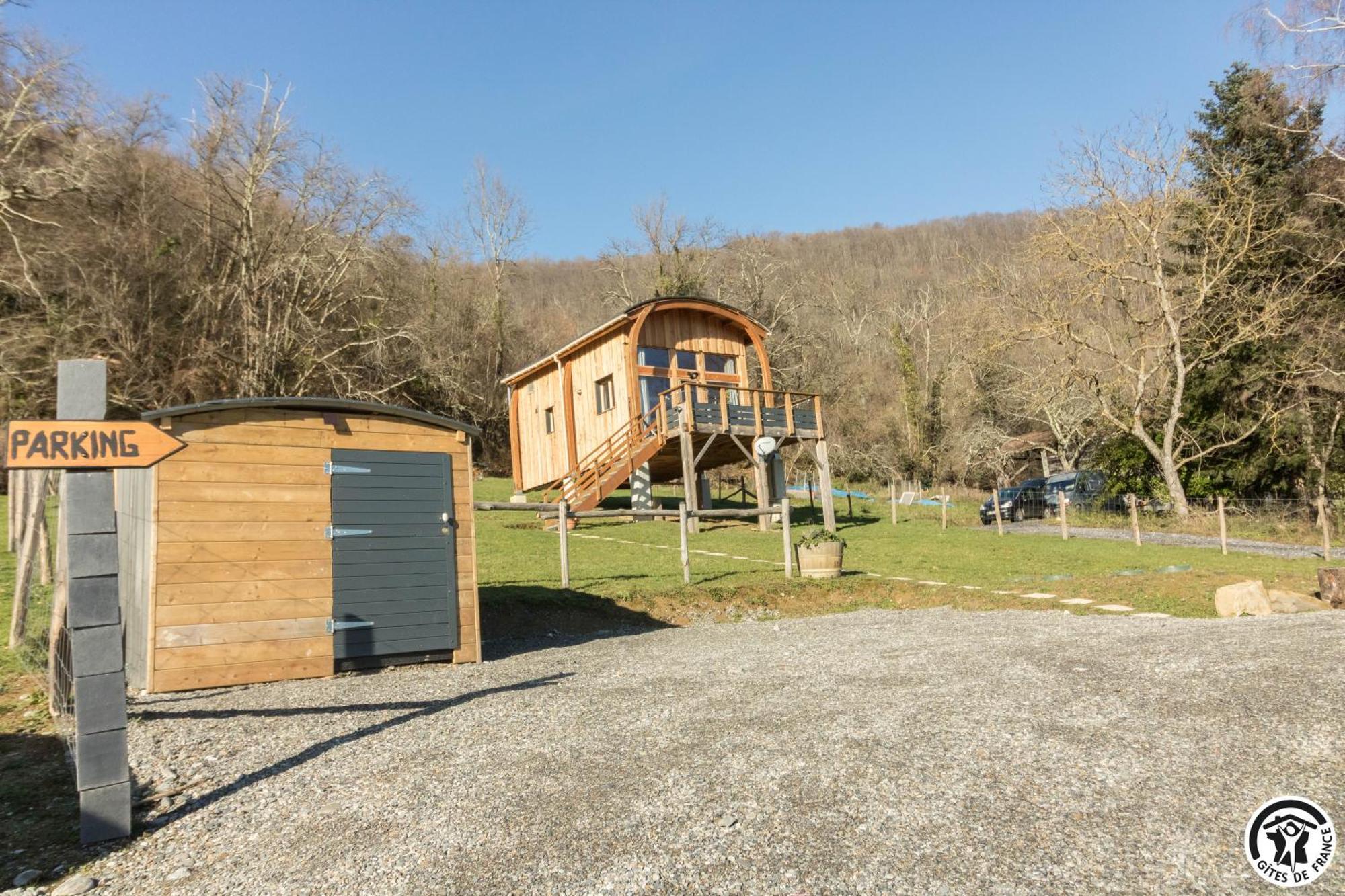 Gite Cabane Insolite Pyrenees Sauveterre-de-Comminges Exterior foto